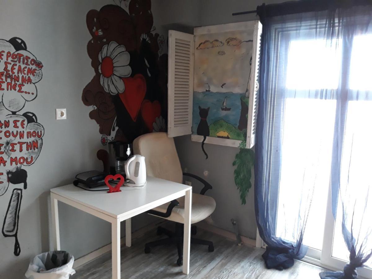 The Studio With The Bohemian Ambiance Thessaloniki Exterior foto